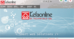 Desktop Screenshot of kefa.it